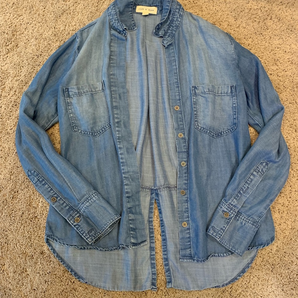 Cloth & Stone Chambray Shirt
